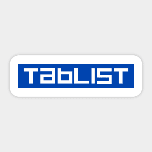 Tablist Sticker